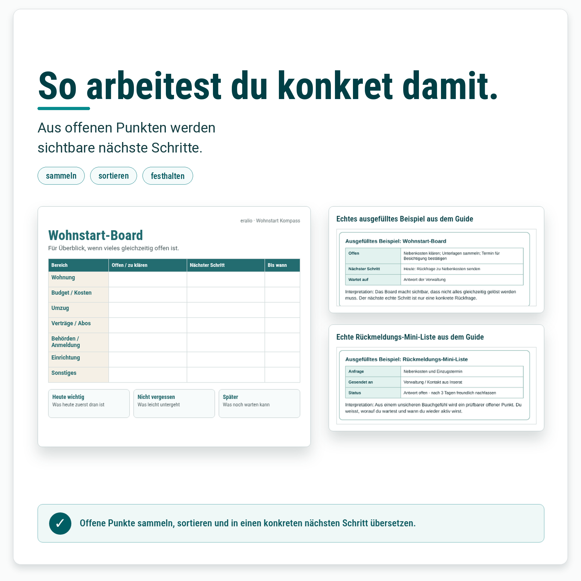 Einblicke in die tatsächlichen Dateien des Wohnstart Kompass